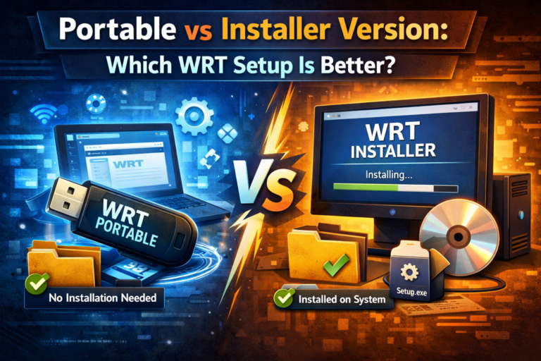 Portable vs Installer Version: Which WRT Setup Is Better?