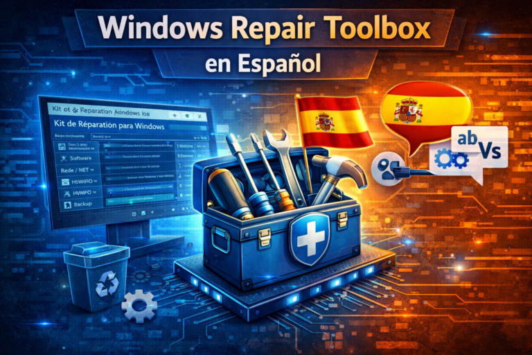 Windows Repair Toolbox in Spanish
