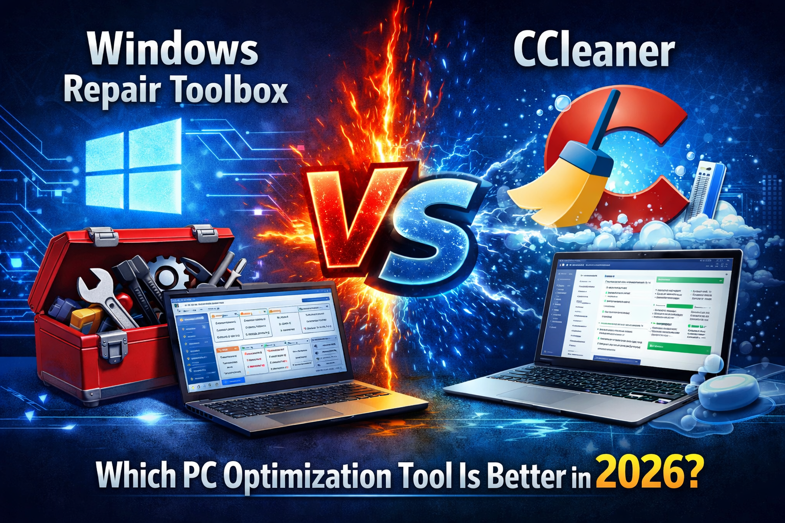 Windows Repair Toolbox vs CCleaner Which PC Optimization Tool Is Better in 2026