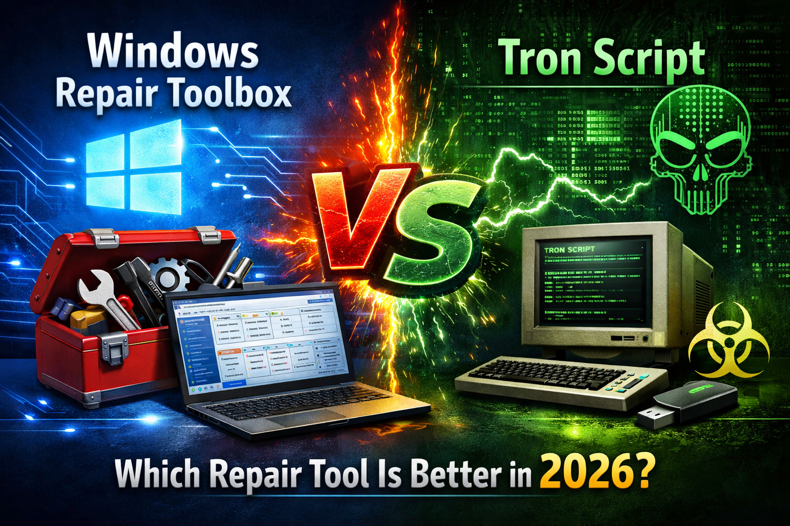 Windows Repair Toolbox vs Tron Script Which Repair Tool Is Better in 2026